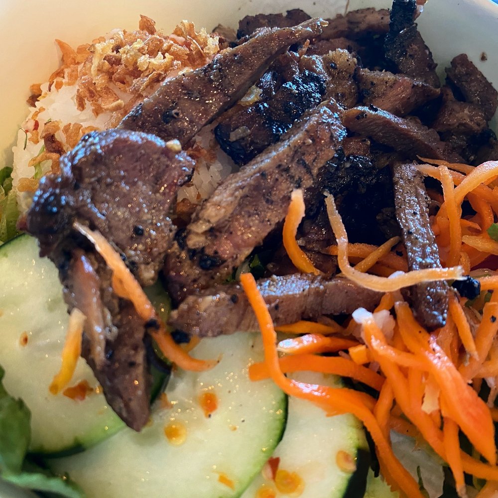 Brisket Banh Mi with Bowl of Soup
