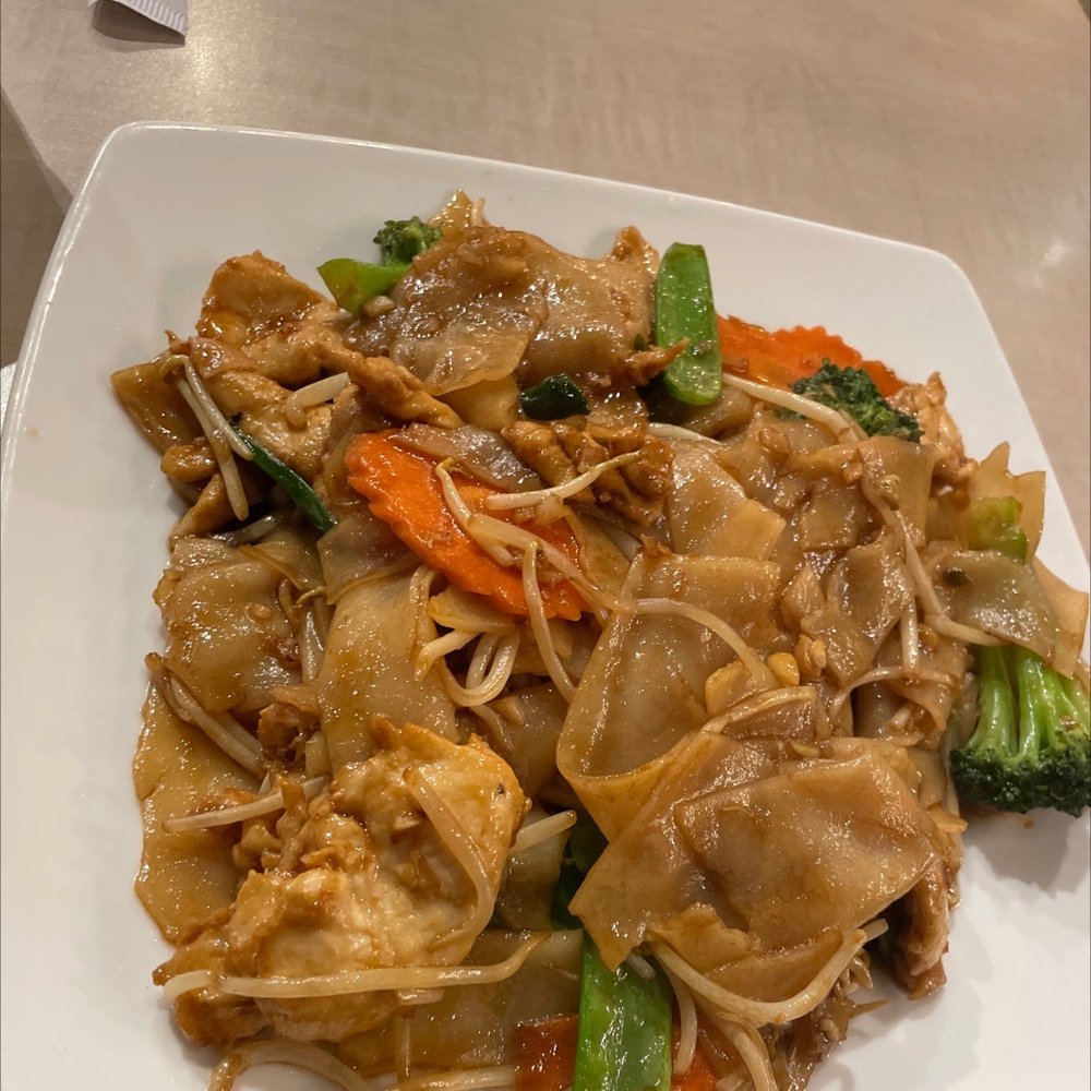 Flat Noodles Tofu Without Egg