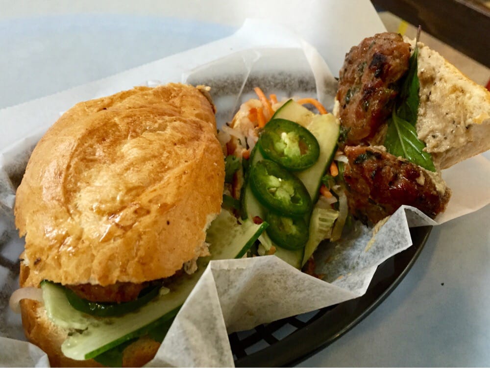 Pork Meatball Sandwich