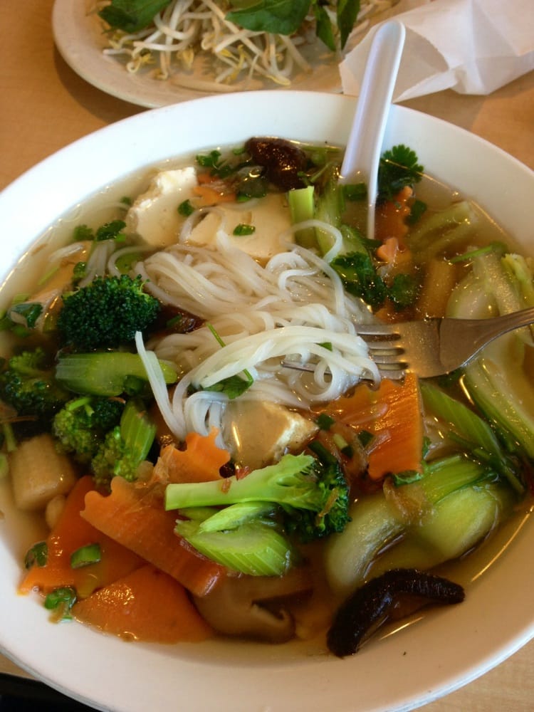 Vegetarian Rice Noodle Soup / Hủ Tiếu Chay
