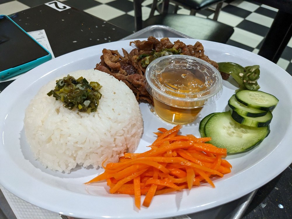 Grilled Pork Rice Plate