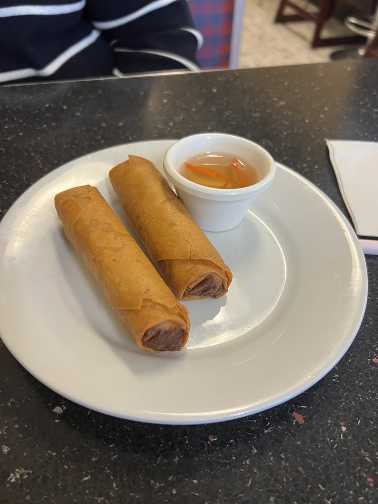 Grilled Pork Vermicelli with Egg Roll