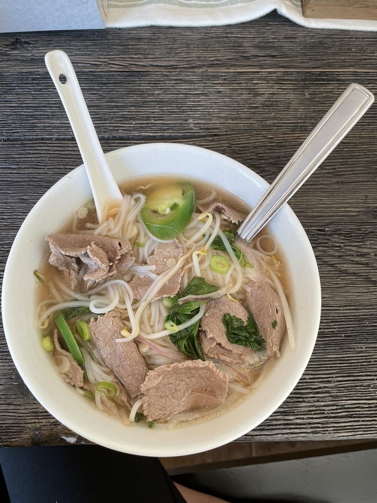 P2. Filet Mignon Pho (meat comes raw)