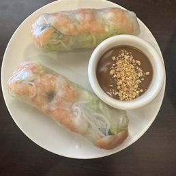 Grilled BBQ Meatball Spring Roll