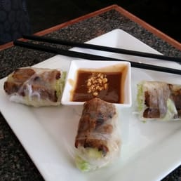 Grilled Pork Spring Rolls