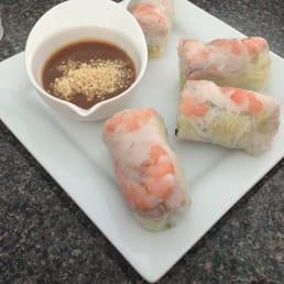 Grilled Shrimp Spring Rolls