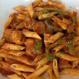 Blackened Penne Pasta