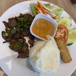 Pork Chop Rice Plate