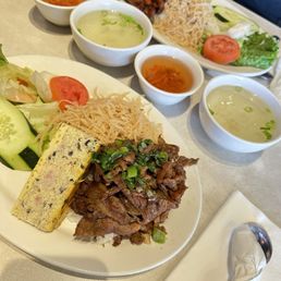 Grilled Pork Broken Rice