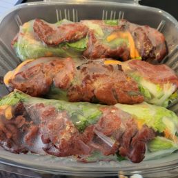 Grilled Pork Spring Rolls