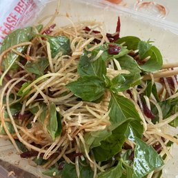 Papaya Salad With Beef Jerky