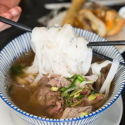 Pho with Rare Steak Wagyu