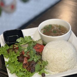 Shaken Beef with Rice