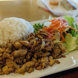 Spicy Lemongrass Chicken - Com Ga Sa Ot