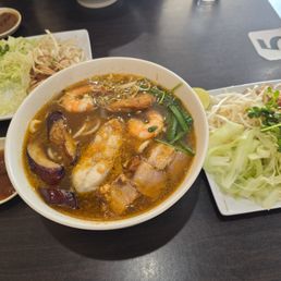 Vietnamese Fermented Fish Noodle Soup