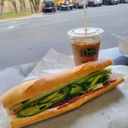 BBQ Pork and Pate Sandwich