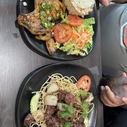 Shakened Beef Garlic Noodles