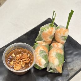 Crispy Salmon Spring Roll