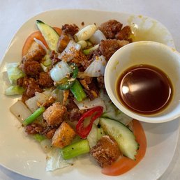 Deep Fried Salmon Belly