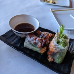Salmon Belly Spring Rolls