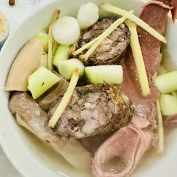 Pork Intestines Porridge