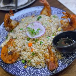 Grilled Tiger Prawn Fried Rice