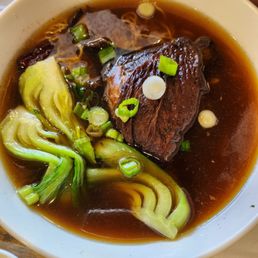 BBQ Duck Noodles Soup