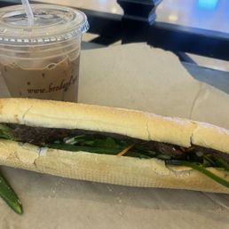 Rib Eye Bahn Mi Sandwich