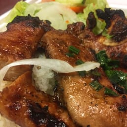 Grilled Pork Chop With Garlic Rice
