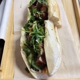 Crispy Pork Belly Sandwich