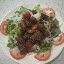 Shaken Beef Salad W/ White Rice - Bò Lúc Lắc