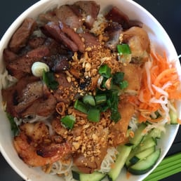 5 Seasons Fried Chicken and a Crisp Fried Egg Over Jasmine Rice