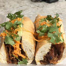 Pork Bahn Mi Sandwich