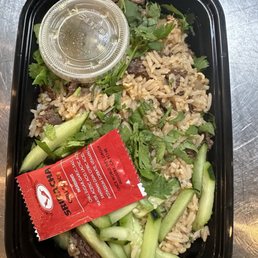 Lemongrass Pork Rice Plate