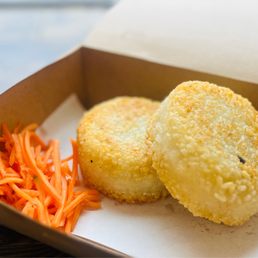 Fried Sticky Rice Patties