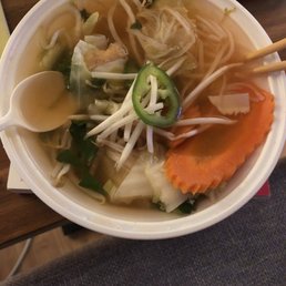 Fried Tofu and Vegan Egg Roll Noodle Salad