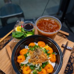 Chef's Special Flaming Pho Shrimp