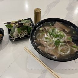 Beef Pho Soup and Noodle Only