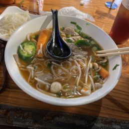 Tofu and Mushroom Pho