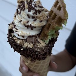 Chocolate Dipped Vanilla Soft Serve