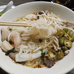 Seafood Flat Rice Noodle