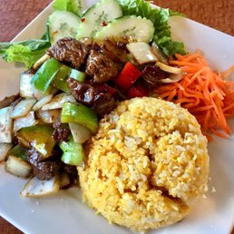 Fish Filet & Fried Rice / Cơm Chiến Cá Lúc Lắc