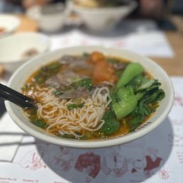 Tomato Beef Noodle Soup