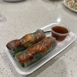 Crispy Salmon Spring Rolls