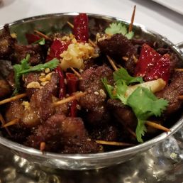 Spicy Garlic Lamb Skewers