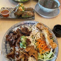 Lemongrass Beef Spring Rolls