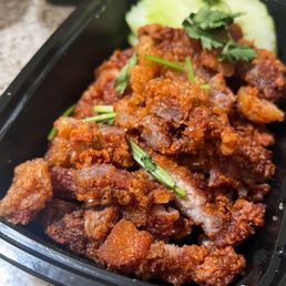 Stir Fried Cabbage with Crispy Pork