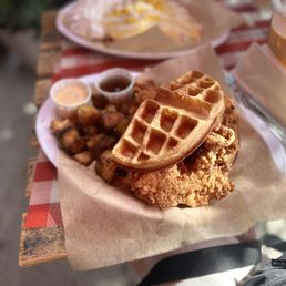 Chicken Waffle Sammich