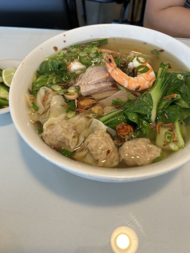 Combination Egg Noodle Soup