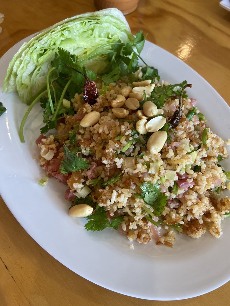 Nam Khao With Smoked Ham